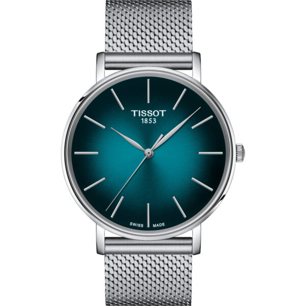 Orologio Tissot Everytime 40mm. Cassa in acciaio, movimento al quarzo, vetro zaffiro. Impermeabile 50 metri.